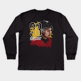 Connor Bedard Chicago Profile Kids Long Sleeve T-Shirt